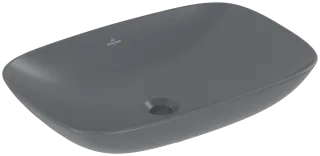 Villeroy & Boch Aufsatzwaschbecken Loop & Friends 4A5 000 620x420x150mm Graphite CeramicPlus, 4A5000 4A5000i4