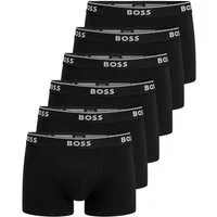 BOSS Trunk Cotton Stretch (6-St) mit umlaufend eingewebtem Markenschriftzug