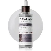 Dr.Melaxin Gesichtsserum Peel Shot Exfoliating Black Rice Ampoule 80 ml – weiches Peeling für Gesicht & Körper, entfernt abgestorbene Hautzellen, Porenpflege, mit AHA BHA PHA, Black Rice Ampoule für alle Hauttypen