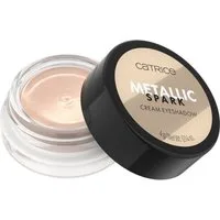 Catrice Lidschatten Metallic Spark Cream Eyeshadow, 3-tlg., Wischfest, lange Haltbarkeit, cremig, metallisch funkelndes Finish.