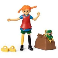 Pippi Langstrumpf Puppenhausmöbel Pippi Langstrumpf Figurenset Mädchen (4tlg)