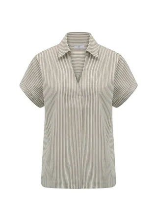 RIANI - Bluse straw patterned - Gr. - 44