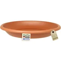 Heimwerkercenter Blumentopf MePla Untersetzer Cylindro ø22 cm, Terrakotta, wetterfester Kunstoff