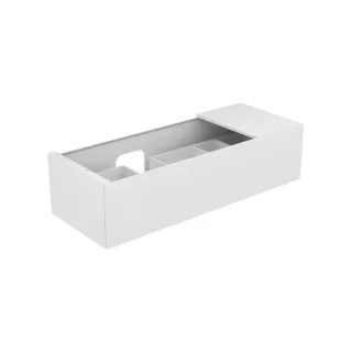 Keuco Edition 11 Unterschrank 31163390100 140 x 35 x 53,5 cm, LED, Strukturlack Anthrazit