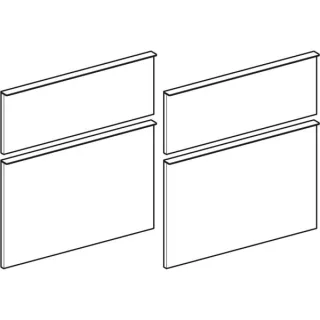 Geberit Schubladenfront Weiß 598855000