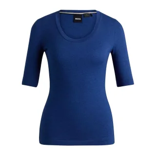 Boss - "Effilie2" Oberteil für Damen, 3/4 Ärmel (Blau)
