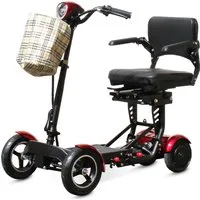 ECO ENGEL Elektromobil Eco Engel 303 Elektromobil 6 km/h 4 Rad Klappbar, 400 Watt 2 Motoren, 6,00 km/h, (Korb), faltbar