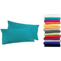 MOON Heimtextilien Kissenbezug / Seitenschläferkissenbezug 2er Pack MOON-Luxury Linon 100% Baumwolle, Linon