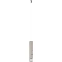 GLOBO LIGHTING LED Pendelleuchte, Dimmfunktion, LED fest integriert, Warmweiß, 2in1 Akku-Lampe Schwarz: Hängelampe einflammig & Taschenlampe, Ø 3,8cm