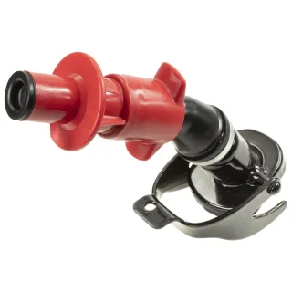 Dönges Automatik-Ausgussstutzen mit Auto-Stop, Ausführung 5, 10 l , Ausführung:5, 10l, Länge:186mm