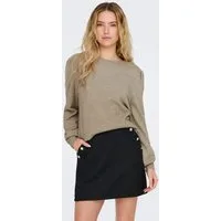 ONLY Rundhalspullover ONLKATIA LS STRUCTURE PUFF O-NECK CC KNT