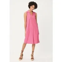 Olsen Midikleid Kleid mit Hemdkragen