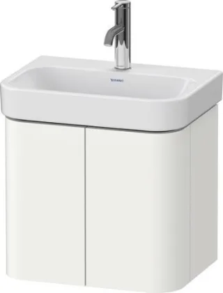 Duravit Happy D.2 Plus Waschtischunterbau wandhängend Weiß Supermatt 475x350x415 mm - HP438408484000 HP4384084840000