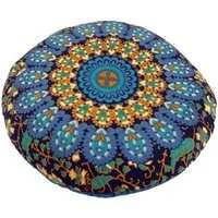 Guru-Shop Meditationskissen Flaches Mandala Meditationskissen, Yoga Kissen,..