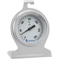 Lantelme Backofenthermometer Edelstahl 300°C Analog Thermometer für Backofen Ofen Brotofen Küche, 1-tlg., Temperaturanzeige auch für Bratofen, zum Hinhängen oder Hinstellen