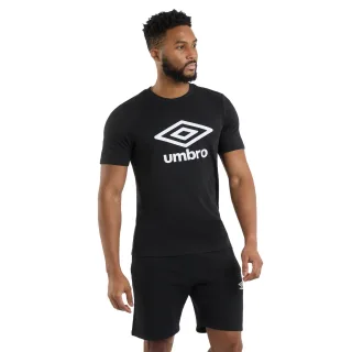 Umbro - T-Shirt für Herren (Brillantes Weiß/Schwarz)