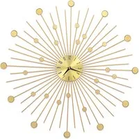 vidaXL Wanduhr Wanduhr Metall 70 cm Golden