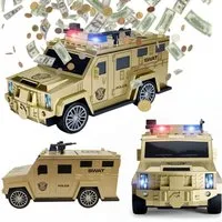 COIL Spardose Elektronisches Spardose, Sparschwein, Safe, Sparschwein, Banknoten und Münzen, Soundeffekte