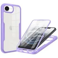 betterfon Handyhülle 360 Grad Hülle für iPhone 17E - Full Body Case Displayschutz, Vollschutz Case mit integriertem Displayschutz und klarer Sicht