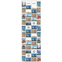 trendfinding Bilderrahmen Collage Fotovorhang mit Ösen für 50 Fotos im Hoch- und Querformat 10x15 cm, für 50 Bilder (1 St), 50 Fotos im Hoch- und Querformat