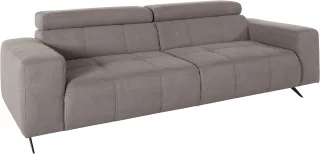 DOMO collection 2-Sitzer "Trento, mit Kufenfuß oder Einzelfuß" wahlweise mit Kopfteilverstellung und in zwei Größen erhältlich