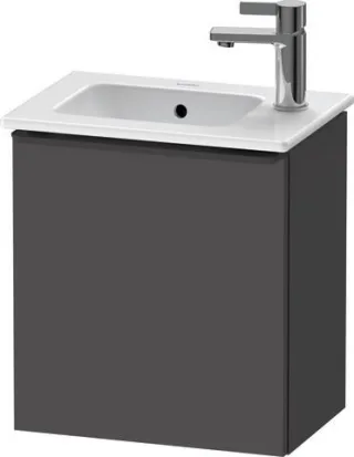 Duravit D-Neo Waschtischunterbau wandhängend Graphit Matt 410x274x440 mm - DE4259RBD490000 DE4259RBD490000