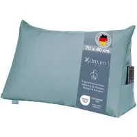 XDREAM Rückenkissen ergonomisches Keilkissen für Bett und Sofa, 1-tlg., als Kopfkissen oder Venenkissen verwendbar, mit praktischem Seitenfach