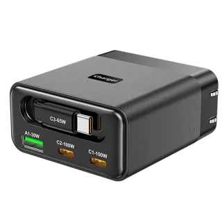 [GaN Tech] Bakeey WLX-60B PD100W 4-Port USB PD Charger Come with 70cm USB-C Expansion Cable+USB-A+2USB-C PD QC Fast Char
