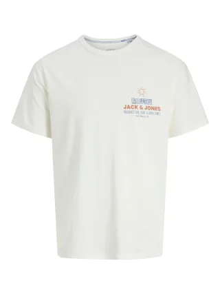 JACK&JONES - JPRBLUMAXWELL SS TEE Bright White - Gr. - S