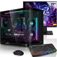 AurumPC 27"Set R5 5600 mit RTX5060 8GB und 16GB DDR4 RAM PC-Set (27 Zoll, AMD Ryzen 5 5600, GeForce RTX 5060, 16 GB RAM, 1000 GB SSD, Luftkühlung)