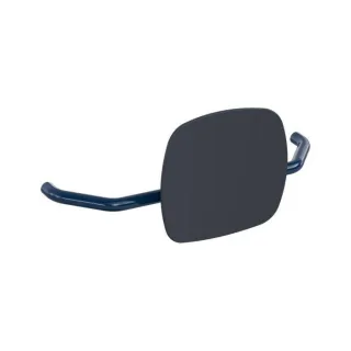 Hewi 801 Rückenstütze 801.51.907250 Wandabstand 230mm, Lehne anthrazitgrau, stahlblau