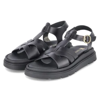 Kaerlek Sandalen  Schwarz - Gr. 37 -  Echt Leder