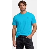 U.S. Polo Assn. T-Shirt USCaaleb – Herren Basic mit Rundhalsausschnitt 100 % Baumwolle mit weicher Haptik und leichtem Tragegefühl
