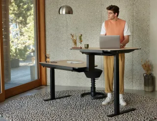 Aeris Active Desk Stehschreibtisch höhenverstellbar in 3 Farben
