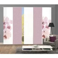 HOME WOHNIDEEN Schiebegardine BONITA 5er SET (5 St), Paneelwagen, blickdicht, Schiebevorhang Digidruck 5er Set BONITA