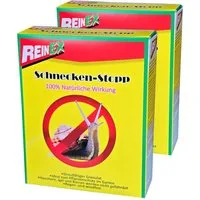 Reinex Schneckenkante REINEX Schnecken-Stopp Schneckenkorn Schneckenabwehr Schnecken 2x1,5kg, Bekämpfung von Schnecken in Gärten, kostenloser Versand