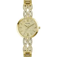 Guess Quarzuhr CORAL GW0868L2, Armbanduhr, Damenuhr, Edelstahlarmband