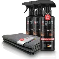 Glart 45IR3 3 Auto Innenreiniger 500 ml + 3 Mikrofasertücher Cockpitpflege Auto-Reinigungsmittel