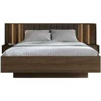 Compleo Bett mit Bettkasten, Schlafzimmermöbel, Doppelbett mit Stauraum, MADE IN EU