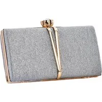 nsihing Abendtasche Clutch Elegante Handtasche für Hochzeiten & festliche Anlässe, Modische Umhängetasche mit Kette