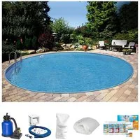 Clear Pool Rundpool PREMIUM IBIZA (Set, 6-tlg), inkl. umfangreichem Zubehör in verschiedeneren Größen