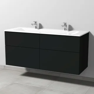 Sanipa 3way Glas-Set Glas-Waschtisch und Unterbau (SP208) 582x1300x487 SP2081V