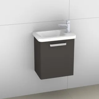Artiqua 412 Waschtischunterschrank für Tonic II K0875, K0876, Stahlgrau, 412-WUT-I46-L-7142-88 412-WUT-I46-L-7142-88