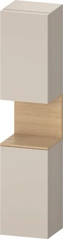 Duravit Qatego Hochschrank Taupe Matt 400x360x1760 mm - QA1346L30910010 QA1346L30910010