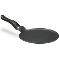 relaxdays Crêpepfanne Crêpespfanne Aluguss schwarz 25 cm
