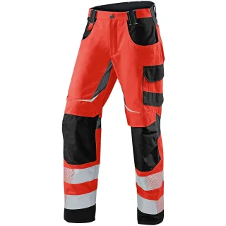 KÜBLER REFLECTIQ Sommerhose PSA 2 warnrot/schwarz 90 - 2407 8335-5499-90