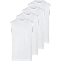 RAGMAN Unterhemd 4er Pack Basic (Spar-Set, 4-St) Unterhemd / Tanktop - Baumwolle - Atmungsaktiv