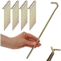 yourGEAR Zelthering your GEAR 24 x Zelthering RS 300 stabile Ø 7 x 300mm Stahl Erdnagel