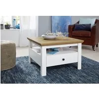 trendteam Couchtisch Couchtisch Wohnzimmertisch Universal, Artisan Eiche / weiß (no-Set), Breite 70 cm, Tishcplatte aus Holzwerkstoff