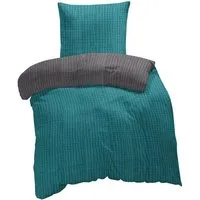 One Home Bettwäsche Musselin Malou, Musselin, 2 teilig, Komfort, weiche Baumwolle für Sommer und Winter geeignet
